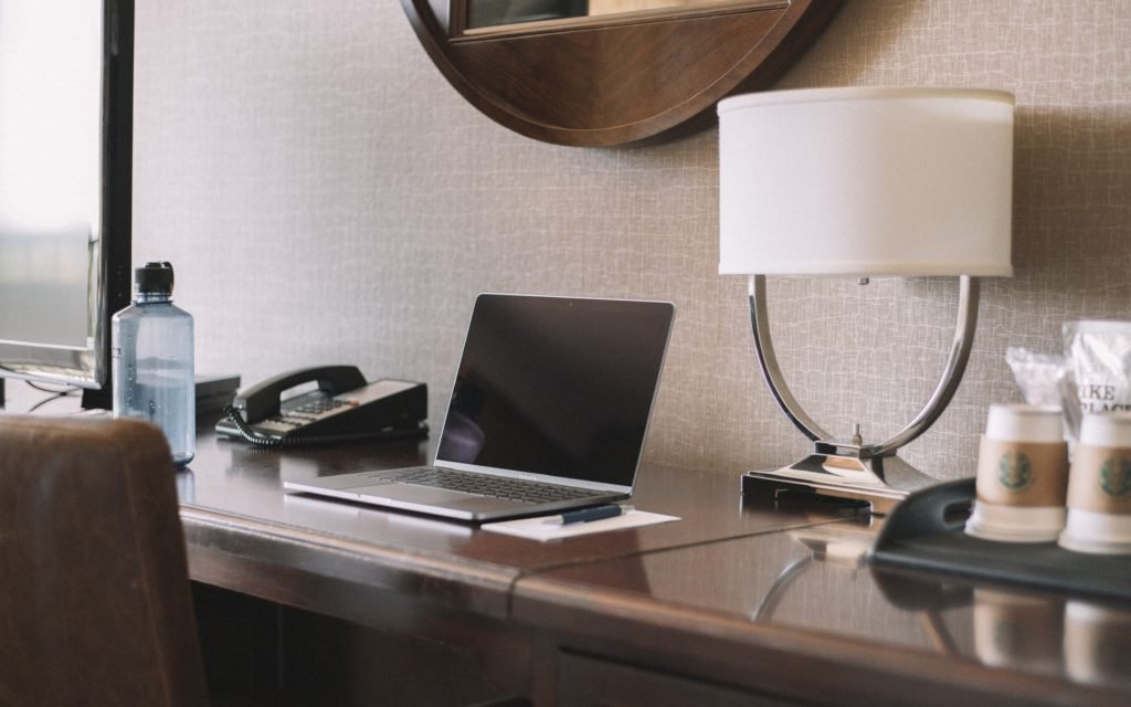 Foto de quarto de hotel com acesso wi-fi